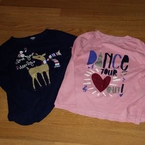 Set if 2 long sleeve tee shirts